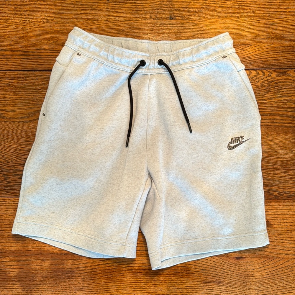 Nike Sportswear Men’s Tech Fleece Shorts - Light Blue- Size Small